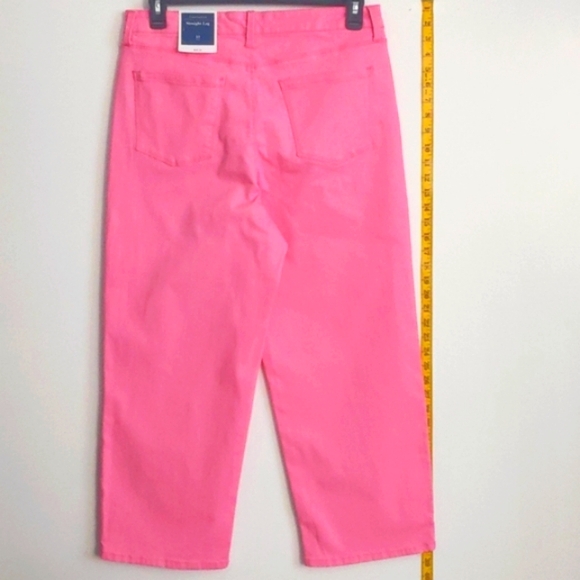 CHARTER CLUB pink capris pants wtih button fly close & pockets. Size 12. NWT - Picture 6 of 16